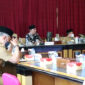 Ketua DPRD Provinsi Jambi, Edi Purwanto saat Rapat Koordinasi Forum Koordinasi Pimpinan Daerah (Forkopimda) Provinsi Jambi di Auditorium Rumah Dinas Gubernur Jambi, Senin (13/12/21).