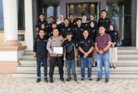 DPC Granat Berikan Piagam Penghargaan ke Polres Tanjab Barat. FOTO : Viryzha