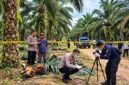 Satreskrim Polres Tanjab Barat Saat Melakukan Olah TKP : Dok Polres Tjb 