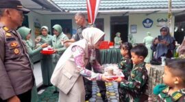 Kegiatan Dapur Masuk Sekolah Kodim 0417/Kerinci do TK Kartika II-24 Sungai Penuh. FOTO : PENDIM