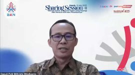Deputi Bidang Penyelenggaraan Layanan Manajemen Aparatur Sipil Negara BKN, Aris Windiyanto. FOTO : rri.co.id