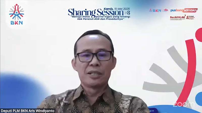 Deputi Bidang Penyelenggaraan Layanan Manajemen Aparatur Sipil Negara BKN, Aris Windiyanto. FOTO : rri.co.id