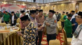 Hadiri Halal Bihalal NU, Dirbinmas Polda Jambi: Momen Silaturahmi sekaligus Sinergi Antara Polri dan Ulama. FOTO : HMS