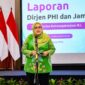 Direktur Jenderal PHI dan Jamsos Kemnaker, Indah Anggoro Putri, menegaskan pentingnya sinergi kepesertaan BPJS Ketenagakerjaan dan Kesehatan agar para pekerja dapat mengakses manfaat penuh Program Jaminan Kehilangan Pekerjaan (JKP) secara optimal. (Foto: Dok. Biro Humas Kemnaker)