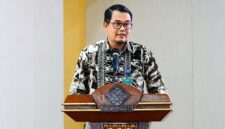 Direktur Jenderal Pembinaan Pelatihan Vokasi dan Produktivitas (Binalavotas) Kemnaker, Darmawansyah, saat memberikan keterangan resmi terkait pembukaan pendaftaran Pelatihan Vokasi Nasional (PVN) Batch 3 di Jakarta. (FOTO : Dok. Biro Humas Kemnaker)