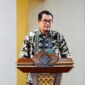 Direktur Jenderal Pembinaan Pelatihan Vokasi dan Produktivitas (Binalavotas) Kemnaker, Darmawansyah, saat memberikan keterangan resmi terkait pembukaan pendaftaran Pelatihan Vokasi Nasional (PVN) Batch 3 di Jakarta. (FOTO : Dok. Biro Humas Kemnaker)
