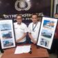 Direktur Reskrimsus Polda Jambi, Kombes Pol Christian Tory dan Kasubdit III Tipikor Ditreskrimsus Polda Jambi AKBP Ade Dirman Saat Pres Rilis di Mapolda Jambi, Kamis (15/9/22). FOTO : Dhea