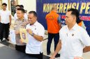 Direktur Reskrimsus Polda Jambi, Kombes Pol Taufik Nurmandia, Ketikka konferensi pers pada Kamis (7/8/2025). FOTO : VIRYZHA