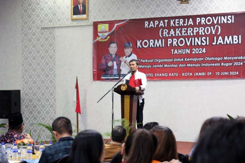 Ketua DPRD Provinsi Jambi sekaligus Ketua Kormi Provinsi Jambi, Edi Purwanto. FOTO : HMS