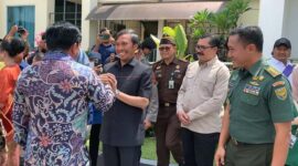 Edi Purwanto saat Sambut Kunjungan Kerja Menteri ATR/Kepala BPN Hadi Tjahjanto ke Jambi, Kamis (23/8/23). FOTO : Ist/Net