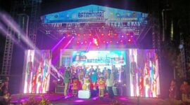 Malam Pembukaan Festival Batanghari 2022 Semakin Dilestarikan, Semakin Mensejahterakan. FOTO : Noval