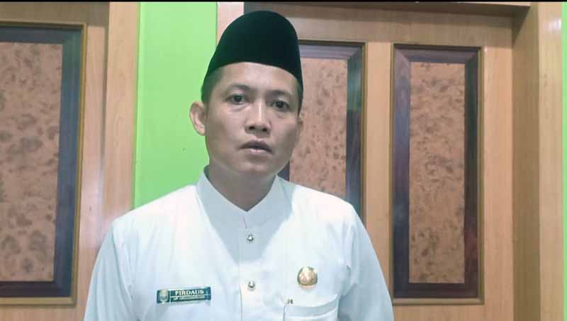 Kepala Dinas Pendidikan dan Kebudayaan (Dikbud) Kabupaten Muaro Jambi, Firdaus, S.Ag, MM. FOTO : Noval
