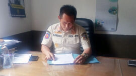 M. Firdaus Indra, SE Sekretaris Satpol PP Tanjab Barat. FOTO: Bas