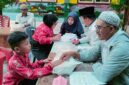 Pelajar SDN 005 Kuala Tungkal Sudah Dilatim Melakukan Zakat Fitrah Sendiri. FOTO : LT