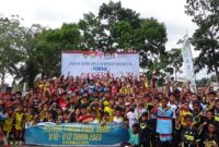 Forum Sepak Bola Generasi Indonesia (FORSGI) Provinsi Jambi sukses menggelar Festival Sepakbola Usia Dini. [FOTO : W Tobing]