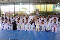 Ratusan Peserta Ikuti Turnamen Taekwondo Antar Pelajar se-Kabupaten Tanjung Jabung Barat. FOTO : Ist