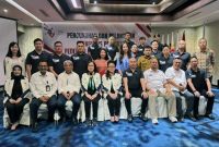 Pengurus Provinsi (Pengprov) Federasi Ice Skating Indonesia (FISI) Sumatera Utara (Sumut) resmi dibentuk dan dilantik langsung oleh Ketua Umum (Ketum) FISI, Suzan Herawaty, Selasa (19/3/2024). FOTO : Rizky Zulianda