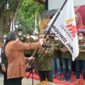 Pelantikan Pengurus FPTI Provinsi Jambi oleh Sekretaris Jenderal Hendricus Mutter Federasi Panjat Tebing Indonesia di Hello Sapa, Kota Jambi, Sabtu (26/2/22). FOTO : Istimewa