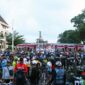 Fun Bike Semarakan Hari Bhayangkara ke 76 Polda Jambi Finish di Candi Muaro Jambi. FOTO : tribratanews.jambi.polri.go.id 