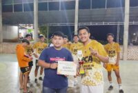 Open Tournament Bulan Suci Ramadhan EDO FLORIST CUP Tahun 2023 Kabupaten Batanghari, Jambi (2/3/23). FOTO : PANITIA