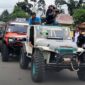Dok. Pelepasan Peserta Zabag Bhayangkara Adventures Offroad #4 di Halaman Mapolres Tanjab Timur, Kamis (15/12/22). FOTO : Panitia