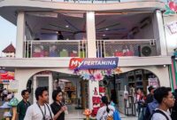 Suasana Booth Bright Store by Pertamina di Gelaran Jakarta Fair 2026 di area outdoor depan Gate G JIExpo Kemayoran, (FOTO : Dok. Istimewa Pertamina)