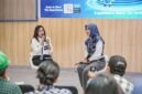 VP Corporate Communication Pertamina Patra Niaga, Kitty Andhora (kanan), berbincang dalam sesi diskusi bersama media pada Press Day GIIAS 2026 di ICE BSD City, Tangerang. (FOTO : Dok. Istimewa)
