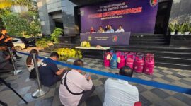 Ungkap Kasus Penyalahgunaan LPG Subsidi, Pertamina Patra Niaga Apresiasi Polda Metro Jaya. FOTO : HMS