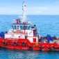 Inilah Transko Dara 3218, kapal penunjang tangguh dari PT Pertamina Trans Kontinental (PTK) yang bertugas di garda terdepan Terminal Khusus Refinery Unit VI Balongan. (Foto: Dok. Pertamina Trans Kontinental)