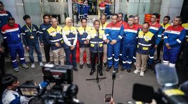 Menteri ESDM Bahlil Lahadalia Pastikan Distribusi Energi Aman Jelang Tahun Baru. FOTO : WKI