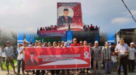 Relawan Rajawali Sakti Tanjab Barat Deklarasi Dukung Ganjar Pranowo 2024. FOTO : Ist