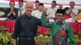 Mahfud Md Resmi Jadi Cawapres Ganjar Pranowo. FOTO : detikcom