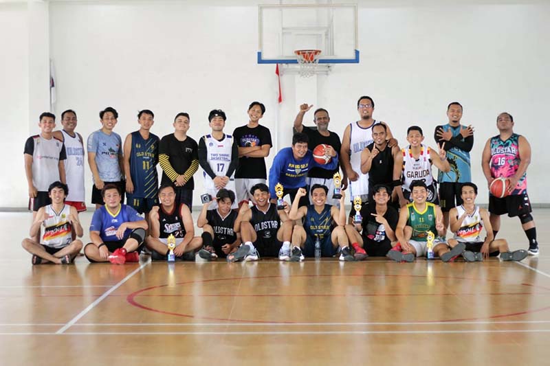Old Star Jambi Gelar Galon Cup IV, Turnamen Basket 'Dari Kita untuk Kita'. FOTO : Dhea