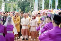Gubernur Jambi, Al Haris Saat Menghadiri Sidang Paripurna Peringatan Hari Jadi ke-26 Kabupaten Tanjung Jabung Timur, Selasa (21/10/2025). FOTO : Diskominfo 