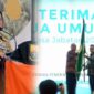 Serah terima tampuk Jabatan Ketua APPSI dari Dr. H. Isran Noor kepada Dr. H. Al Haris di Flores Ballroom Borobudur, Jakarta, Senin (2/10/23). FOTO : HMS