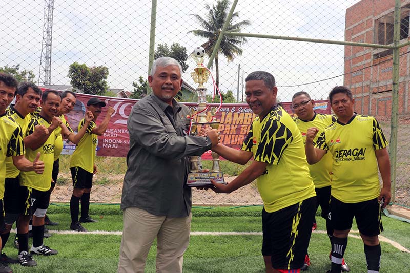 PetroChina Raih Runner-Up Liga Mini Soccer Gubernur Cup U50 Tahun 2024. FOTO ; Tim Media