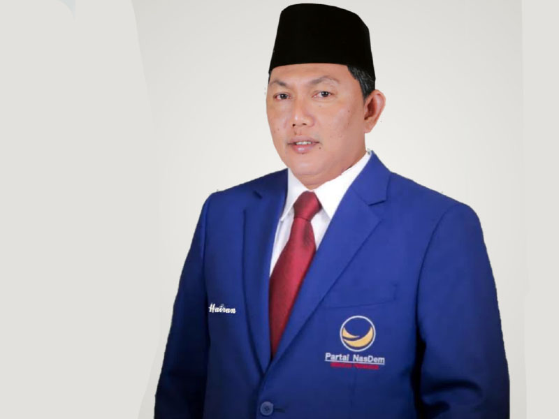 Ketua DPD Partai NasDem Tanjung Jabung Barat, H. Hairan, SH
