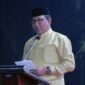Wakil Bupati H. Hairan Saat Menutup MTQ ke-50 Tingkat Kabupaten Tanjung Jabung Barat tahun 2022 di Desa Suak Labu, Kecamatan Kuala Betara, Sabtu (26/11/22) malam. FOTO : Dokpim

