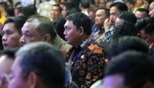 Wabup H. Hairan, SH pada Rapat Koordinasi Nasional (Rakornas) Sinergi Nasional Akelarasi Digitalisasi Daerah untuk Indonesia Maju di Ballrom Hotel Grand Sahid Jaya Jakarta, Selasa (03/10/23). FOTO : HUMAS