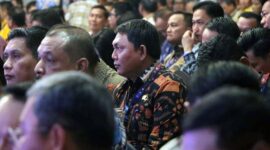 Wabup H. Hairan, SH pada Rapat Koordinasi Nasional (Rakornas) Sinergi Nasional Akelarasi Digitalisasi Daerah untuk Indonesia Maju di Ballrom Hotel Grand Sahid Jaya Jakarta, Selasa (03/10/23). FOTO : HUMAS