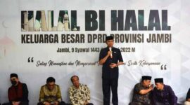 Ketua DPRD Provinsi Jambi Edi Purwanto Saat Menyampaikan Sambutan