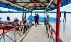 Halte Dermaga Tanjung Senjulang Ambruk, Akses Transportasi dan Aktivitas Pasar Seko Terganggu