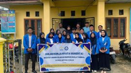 18 Mahasiswa IAI An-Nadwah Laksanakan Kukerta di Desa Betara Kanan. FOTO : IST