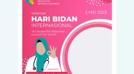 21 Link Bingkai Foto Ucapan Hari Bidan Sedunia 2023. FOTO : Ist