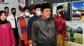Kalapas Kuala Tungkal Sugiharto dan Jajaran mengikuti Upacara Peringatan Hari Lahir Pancasila 2022 dari Aula Lapas yang disiarkan secara Live Streaming oleh BPIP, Rabu (1/6/22). FOTO : Doc Humas