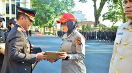 Polda Jambi Pimpin Irjen Pol. Rusdi Hartono saat Pimpin Upacara Hari Kebangkitan Nasional 2023. FOTO : Ist/Ham