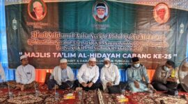 Staf Ahli Bidang Hukum dan Politik H. Mulyadi, S. Pd. M. Kes hadiri Haul Syekh Abdul Qadir Al-Jailani, Syekh KH Nawawi Shiddiq Berjan, Syekh KH Muhammad Ali Bin Syekh Abdul Wahab, Minggu (12/13/21).