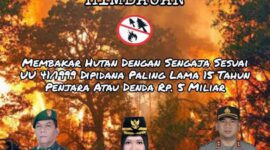 Polres Muaro Jambi Imbau Masyarakat Cegah Karhutla