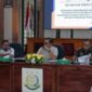 Yuliansyah selaku Kasi Transportasi Darat dihadapan Asintel Kejati Jambi Jufri dan Tim PPS, Selasa (14/6/22).