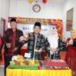 Bupati H. Anwar Sadat saat menghadiri HUT ke 59 Bank Jambi di Aula Bank Jambi, Sabtu (8/1/22).